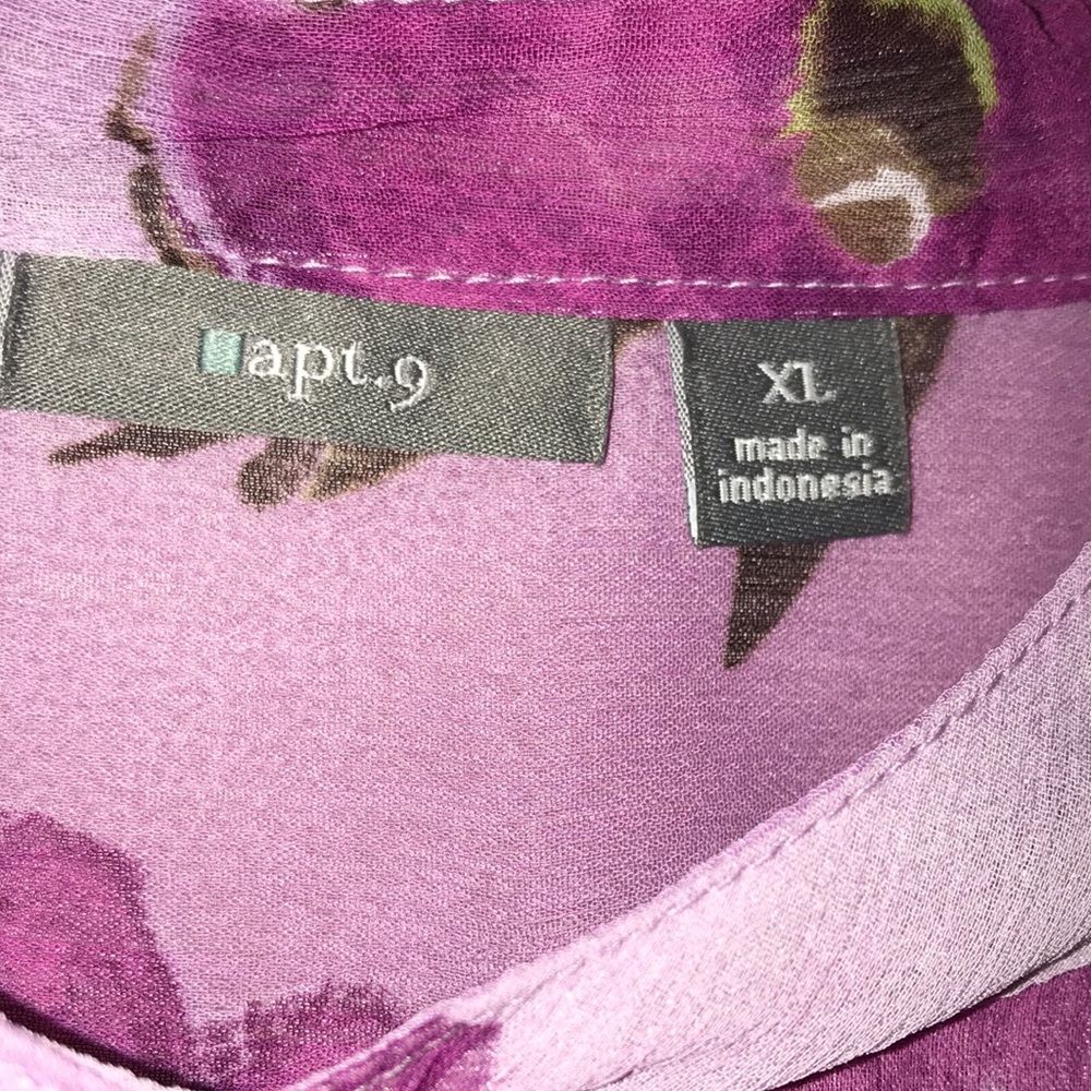 Apt 9 Violet Blouse - Picture 5 of 7